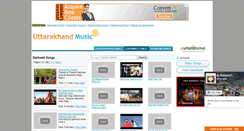 Desktop Screenshot of garhwalisongs.uttaranchalmusic.com