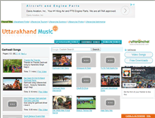 Tablet Screenshot of garhwalisongs.uttaranchalmusic.com